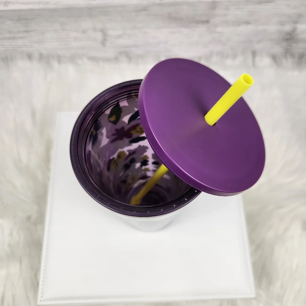 Starbucks purple blue